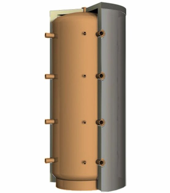  PUFFER - Ballon Tampon acier isolé (chauffage) 300 à 2 000 litres - 8 piquages latéraux Ø1´´1/2 avec ou sans échangeur bas | SITE011288 - PROSYNERGIE