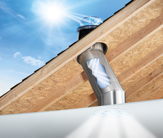 Puit de lumière pour petites surfaces en habitats individuels | Solatube Brighten Up 160DS 250 mm - produit présenté par NATURE ET CONFORT - SOLATUBE