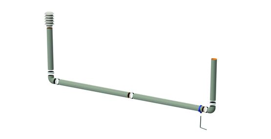 Puits climatique enterré prêt à assembler pour maison individuelle | Elixair DN200 - SAINT-GOBAIN PAM (BÂTIMENT)