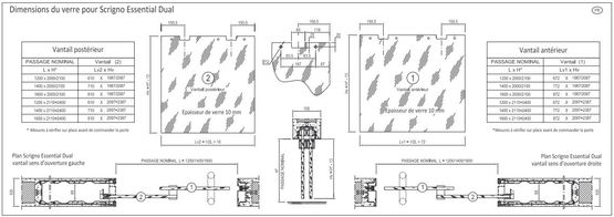 Quincaillerie et rail pour portes Scrigno | Kit pour Scrigno Essential Dual et Scrigno Remix - produit présenté par SCRIGNO 
