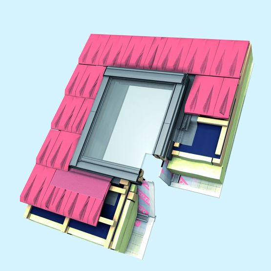 Raccords périphériques avec isolation pour fenêtres de toit | Solutions d&#039;isolation périphérique