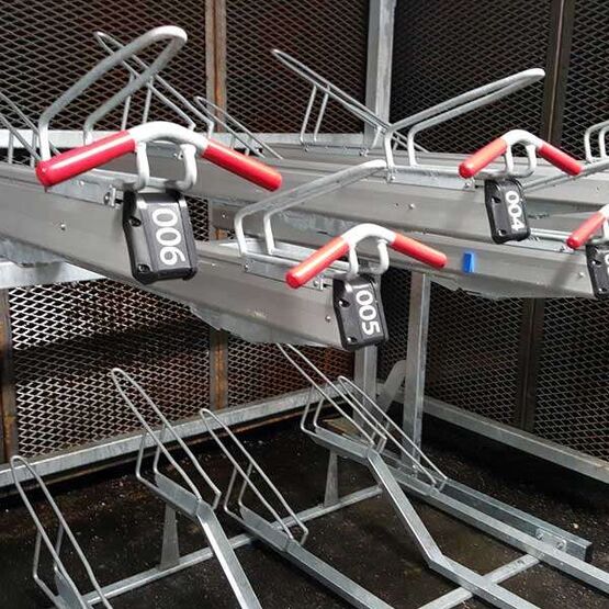  Rack double étages vélos | RACK PRIMIUM LEVEL - SOLUVELOS