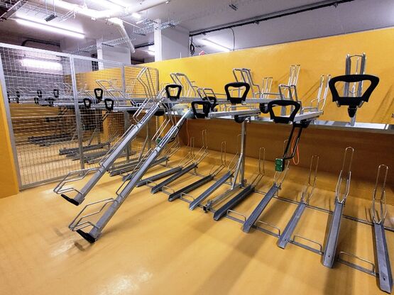 Racks doubles-superposés vélos (2 étages)| VELOPORT  - Arceaux et appuis vélo