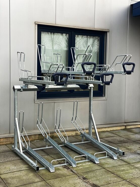 Racks doubles-superposés vélos (2 étages)| VELOPORT  - produit présenté par NORCOR