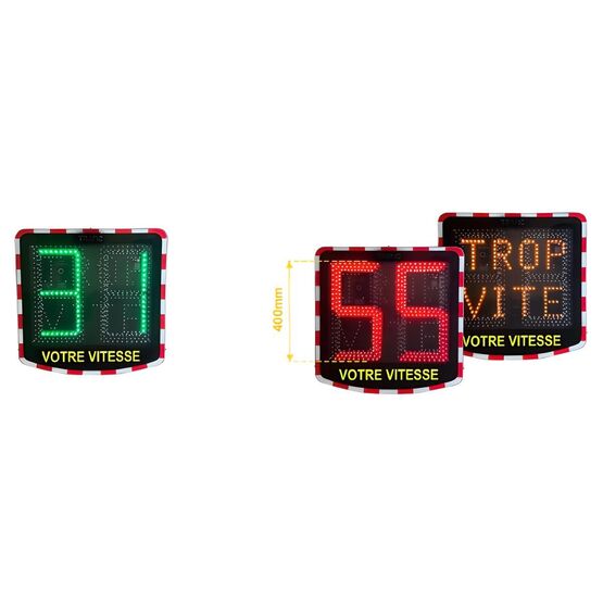  Radar pédagogique sentinel avec alimentation solaire | 1-03-3C-096 - Signalétique d'informations