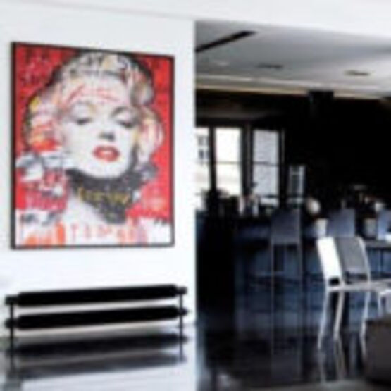  Radiateur design à ailettes double tube | VD4609 acier haute puissance - Radiateurs électriques horizontaux