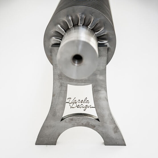  Radiateur design industriel | VD 4675 à ailettes hélicoïdales - Radiateurs électriques horizontaux