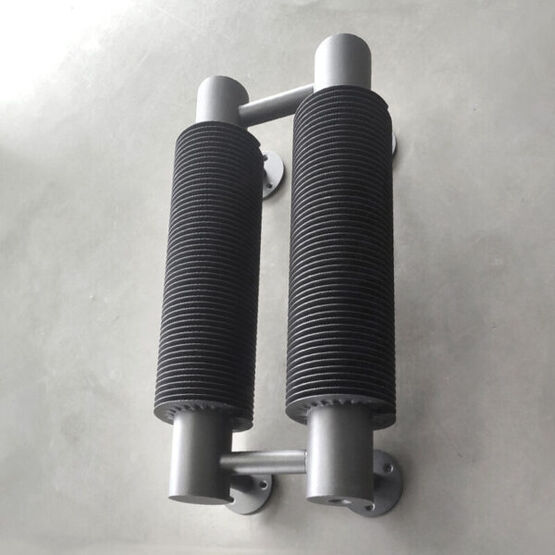 Radiateur design mural à ailettes | VD 4610 en acier double tube