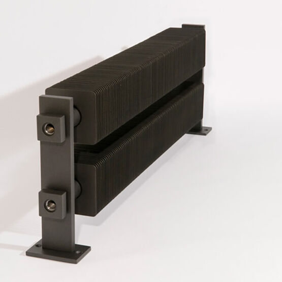  Radiateur design superposé | VD 4632 en acier à ailettes carrées - VARELA DESIGN