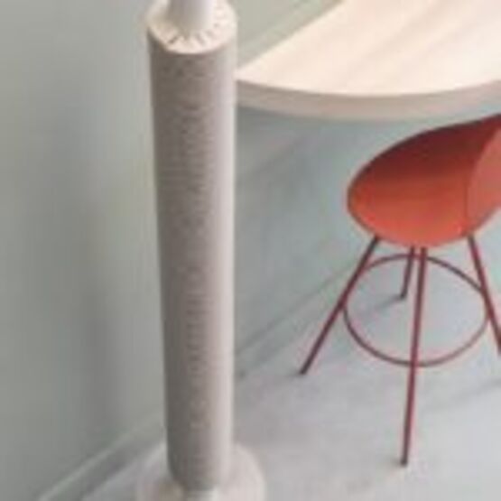 Radiateur design vertical | VD4607 totem hélicoïdal acier - produit présenté par VARELA DESIGN
