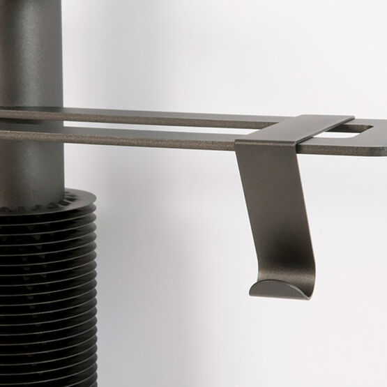  Radiateur sèche-serviettes à ailettes | VD4605 acier double tablette - Radiateurs à eau chaude verticaux