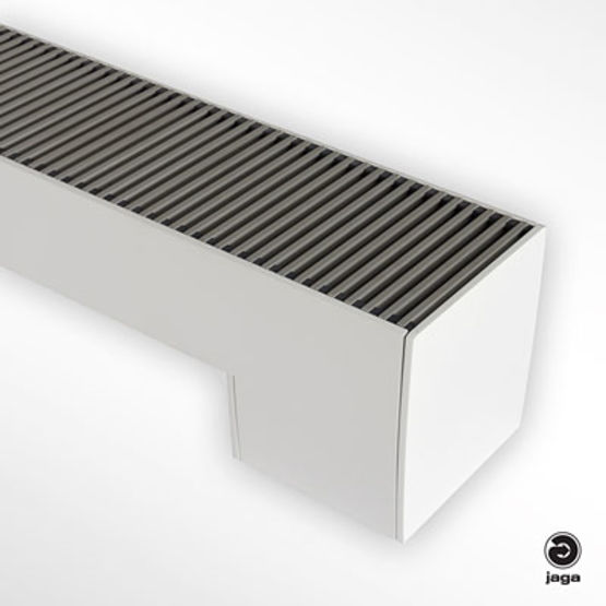  Radiateur sur pieds au design compact | Radiateur Freedom - Radiateurs à eau chaude horizontaux