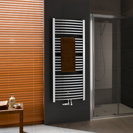  Radiateur tubulaire à raccordement central et vers le bas | Basic-50 - Sèche-serviettes électriques tubulaires