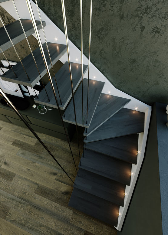 Rampe d’escalier en acier inox satiné | ARPA - produit présenté par RINTAL - VALEF