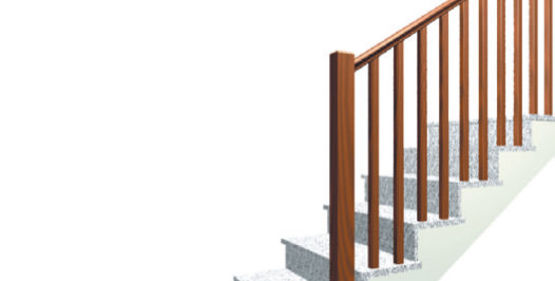  Rampe d’intérieur en bois pour escaliers en béton et modulaires | Transforma - Escalier en bois