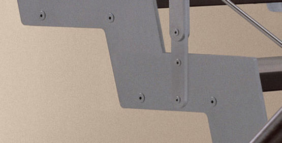  Rampe en acier au style épuré pour installation en intérieur | Minimal  - Escalier en métal
