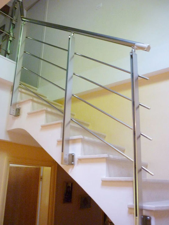  Rampe en aluminium pour installation intérieure ou extérieure | Alumia Wire - Escalier en métal