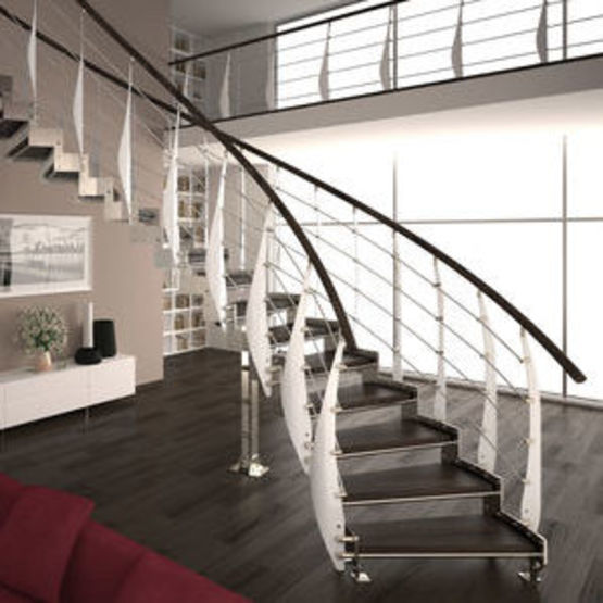 Rampe en Inox pour escaliers intérieurs de projets publics ou privés | Vela