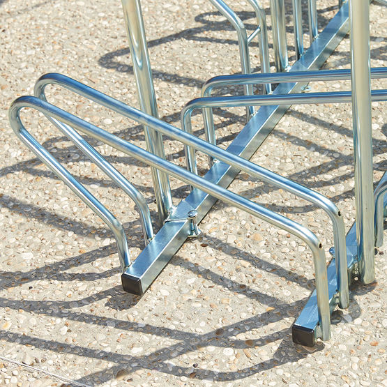  Range 10 vélos au sol face à face - Arceaux antivol - Abri vélo