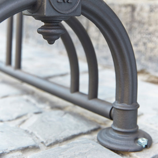 Râtelier 5 vélos Versailles noir - Mottez B129US