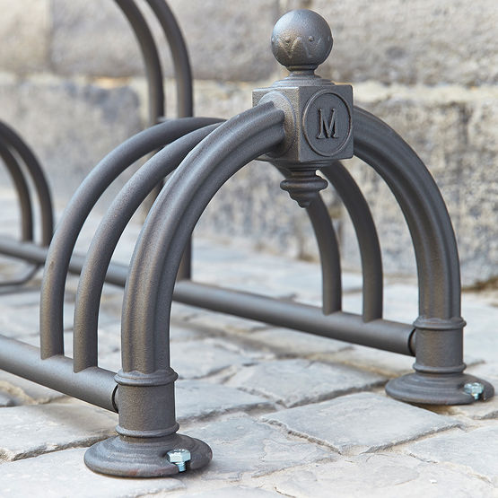  Range 5 vélos Versailles deux niveaux noir - Abri vélo