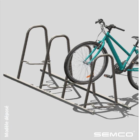Range deux-roues | Range vélos unilatéral et bilatéral modulaire en acier galvanisé
