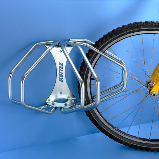  Range vélos Étoile 3 vélos - Fixation murale - NORMEQUIP