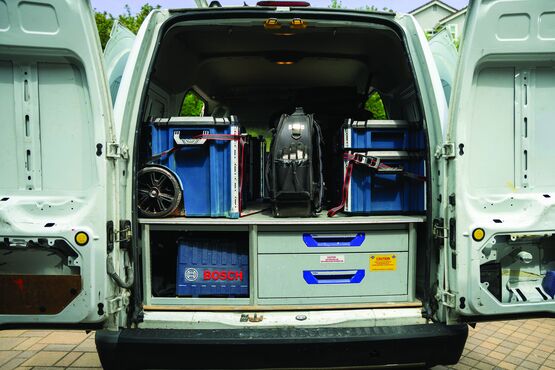  Rangement modulable mobile pour transport d'outillage sur chantier | L-Boxx Contractor - Equipement mobile de chantier