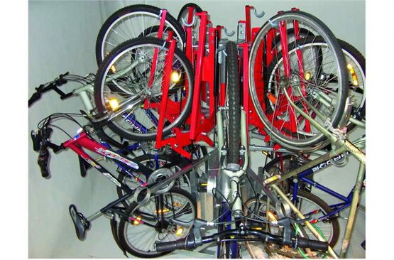  Rangement vélos verticales avec touniquet | SOLUVELOS  - SOLUVELOS