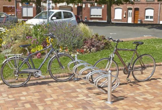  Râtelier 10 vélos face à face New York - Abri vélo