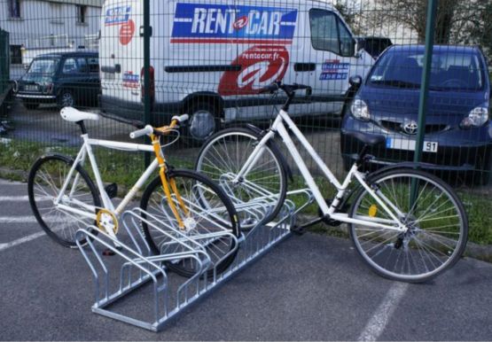  Râtelier 10 vélos sur 2 côtés - Abri vélo