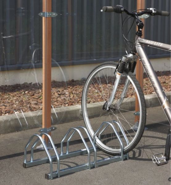 Râtelier 3 vélos - Modèle au sol