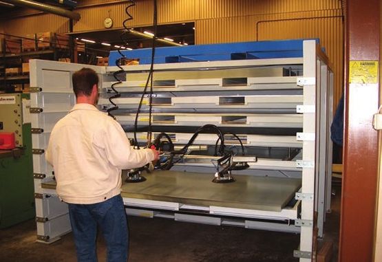  Rayonnage ergonomique à tiroirs pour forte charge | ACTIWORK  - Mobilier d'archivage et stockage (rayonnages, chariots mobiles, rack...)