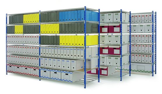 Rayonnage pour le stockage d’archives, cartons, classeurs et autres | Rayonnage archives  - produit présenté par PRO STOCKAGE & LOGISTIQUE