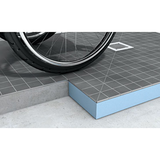 Receveur de douche à écoulement horizontal intégré | Fundo Plano - produit présenté par WEDI