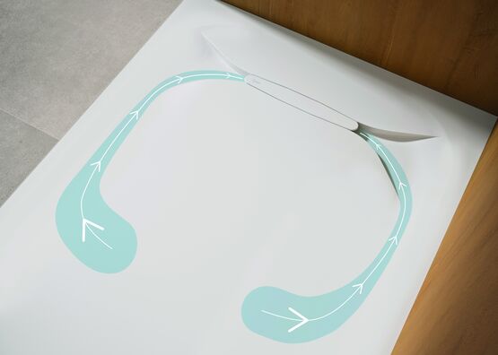  Receveur de douche découpable extra-plat lisse antiglisse | Kinediva - KINEDO BALNÉO DOUCHE