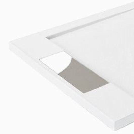 Receveur de douche extraplat en pierre de synthèse | Amazing - Receveur de douche extra-plat