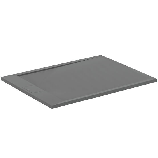  Receveur résine UltraFlat S i.life 120X80 Gris béton - IDEAL STANDARD