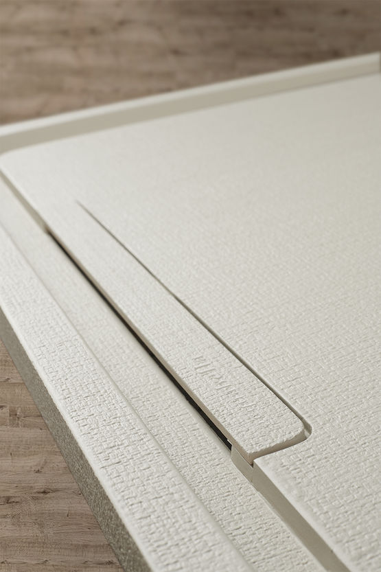 Receveur sur mesure à texture aspect textile | TEMPO ARABBA - ACQUABELLA
