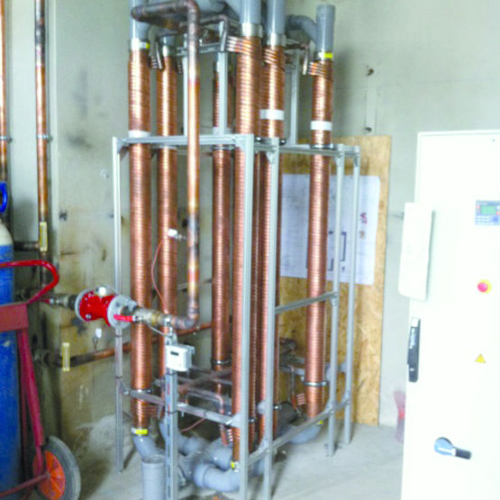 Récupérateur de chaleur sur eaux usées à structure autoportante | Power Pipe autoportant