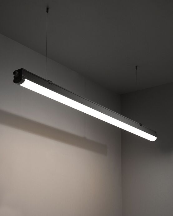  Réglette étanche SLIM LED IP65 IK08 1 448 x 63 x 75 mm 50 W 4 000 K | ETANLED 168988 - Réglettes et linolites