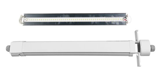  Réglette LED étanche | SR05-18W-630-QI-SP-4KT2 connectable avec driver Philips - SGS DISTRIBUTION (LED LIGHT PROJECT)