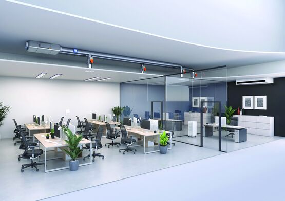 Régulateur de débit variable pour ventilation ou traitement de l&#039;air intérieur | Opti Drive Circulaire