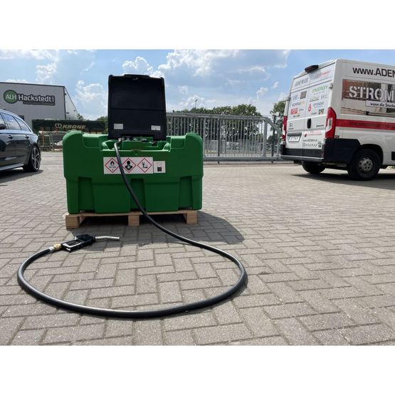 Réservoir externe diesel 430 L mobile avec pompe et pistolet | Réf. 69237 - DAGVOLT