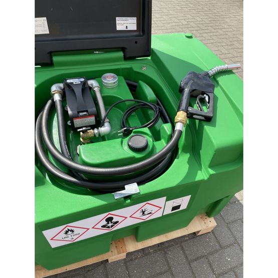 Réservoir externe diesel 430 L mobile avec pompe et pistolet | Réf. 69237 - produit présenté par DAGVOLT