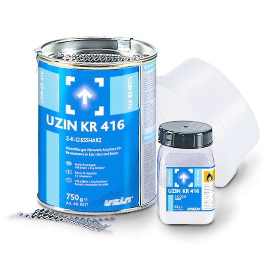 Résine acrylique pour réparation des chapes et bétons | UZIN KR 416