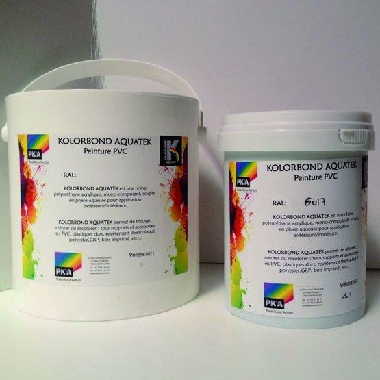 Résine colorée pour supports PVC | KOLORBOND AQUATEK