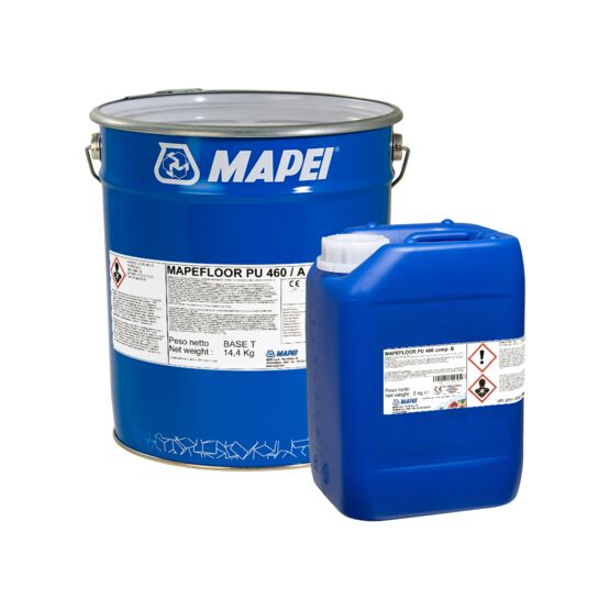 Résine polyuréthane bicomposant | MAPEFLOOR PU 460 pour revêtements de sol flexibles