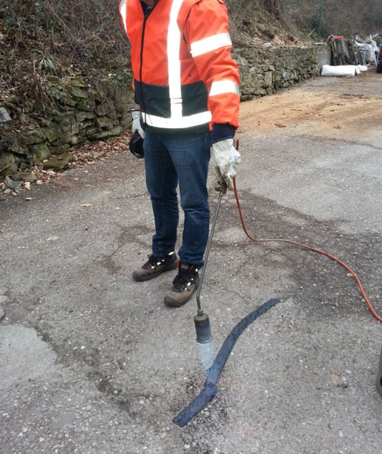  Résine thermoplastique préformée pour réparation des fissures | EURO T FLEX BANDFILL - Réparation, entretien ou réfection de surface