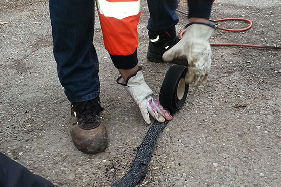 Résine thermoplastique préformée pour réparation des fissures | EURO T FLEX BANDFILL - produit présenté par EUROPEENNE TECHNIQUES DIFFUSION